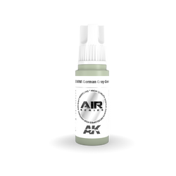 AK Interactive 11808 WWI German Grey-Green 17ml AIR 3G Acrylic Model Paint