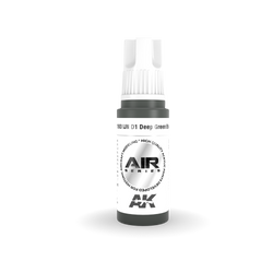 AK Interactive 11893 IJN D1 Deep Green Black 17ml AIR 3G Acrylic Model Paint