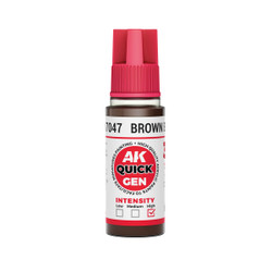 AK Interactive Quick Gen 17047 Brown Black 18ml Acrylic Paint