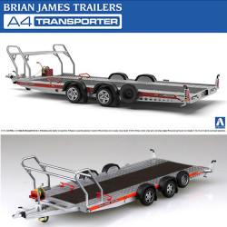 Aoshima 05260 Brian James Trailers A4 Transporter 1:24 Model Kit