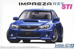 Aoshima 05834 Subaru GRB Impreza Wrx Sti '10 1:24 Plastic Model Car Kit