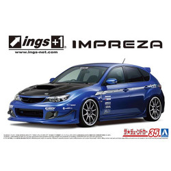 Aoshima 05875 Ings Subaru Grb Impreza Wrx Sti '07 1:24 Model Kit