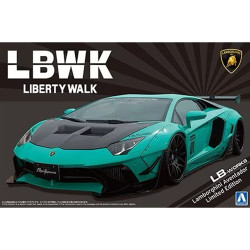Aoshima 05995 LBWK Liberty Walk Lamborghini Aventador 1:24 Model Kit