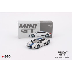 MiniGT Jaguar C-X75 Silver 1:64 Diecast Car 960