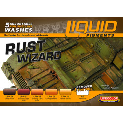 LifeColor Rain and Dust Liquid Pigments Paint Set LP02