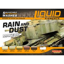 LifeColor Rain and Dust Liquid Pigments Paint Set LP03