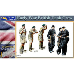 Gecko Models 35GM0022 Early War British Tank Crew 1:35 Plastic Model figures