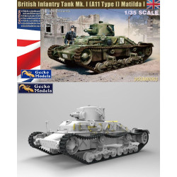 Gecko 35GM0063 British Infantry Matilda Tank Mk.1 (A11 Type 1) 1:35 Model Kit