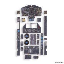 Zoukei Mura SWS24-M04 Ho 229 B 3D Acrylic Instrument Panels Set 1:32