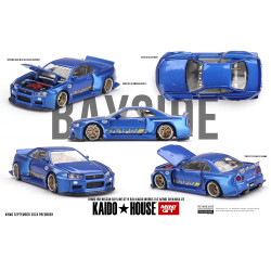 MiniGT Nissan Skyline GT-R (R34) Kaido Works V2 Aero SHINJUKU V2 1:64 KHMG158