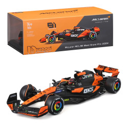 Bburago F1 McLaren MCL38 2024 With Helmet Piastri 1:24 Diecast Car 28033P