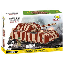 COBI 3138 Panzer VIII Maus HC: WWII 1:35 Brick Model 1353pcs