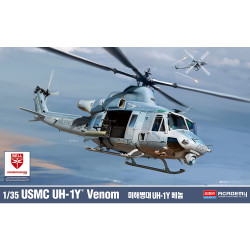 Academy 12138 US Marines UH-1Y Venom Utility Helicopter 1:35 Model Kit