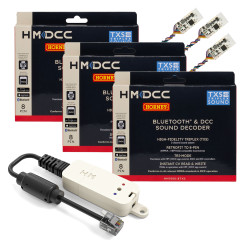 Hornby HM7000 DCC Elite/Select Upgrade Bundle with 8-Pin Decoders