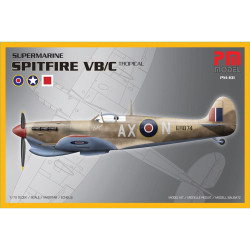 PM Model 101 Supermarine Spitfire VB/VC Tropical 1:72 Plastic Model Kit