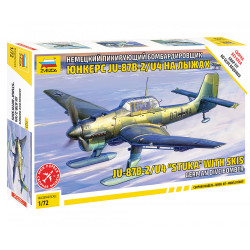 Zvezda 7323  JU-87 B-2/U-4 with Skis 1:72 Plastic Model Plane Kit