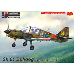 Kovozavody Prostejov 72300 Sk 61 Bulldog Swedish Service 1:72 Plastic Model Kit