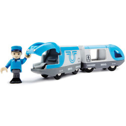 BRIO 33506 Travel Battery Train for Wooden Train Set