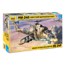 ZVEZDA 4812 Soviet  Attack Helicopter MI-24P 1:48 Military Aircraft Model Kit