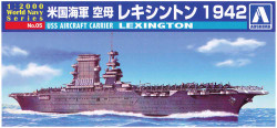 Aoshima 00936 Mini Aircraft Carrier Kit USS 1:2000 Ship Plastic Model Kit