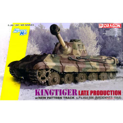Dragon 6900 King Tiger Late Prod. New Pattern Track 1944 1:35 Tank  Model Kit