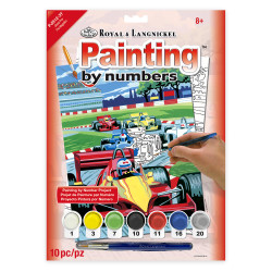 Royal & Langnickel Paint by Numbers Grand Prix Race Cars PJS12