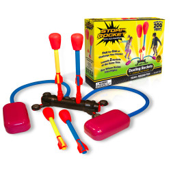 Stomp Rocket - Duelling Rockets Kit Up to 200ft! Double Rocket Launch! Age 6+