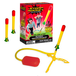 Stomp Rocket - Super High Performance Up to 400ft! 3 Rockets Age 9+