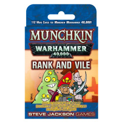 Munchkin Warhammer 40,000 Rank and Vile Board Game Expansion - 3-6 Players