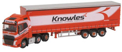 Oxford Diecast NVOL4003 Volvo FH4 Curtainside Knowles N Gauge
