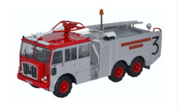 Oxford Diecast 76TN004 Thornycroft Nubian Isle of Man Airports Fire Service OO