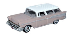 Oxford Diecast 87CN57001 Chevrolet Nomad 1957 Dusk Pearl/Imperial Ivory HO