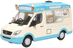 Oxford Diecast 76WM007 Whitby Mondial Ice Cream Van Piccadilly Whip OO Gauge