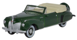 Oxford Diecast 87LC41002 Lincoln Continental 1941 Spode Green HO