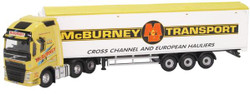 Oxford Diecast 76VOL4008 Volvo FH4 GXL Walking Floor McBurney Transport OO Gauge