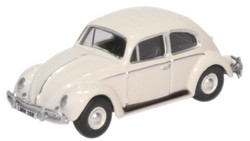 Oxford Diecast 76VWB008 VW Beetle Lotus White OO Gauge