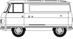 Oxford Diecast 76PB011  Commer PB White OO Gauge