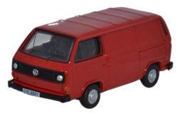 Oxford Diecast 76T25007 VW T25 Van Orient Red OO Gauge