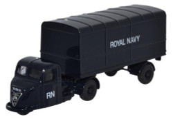Oxford Diecast 76RAB010 Scammell Scarab Van Trailer Royal Navy OO Gauge