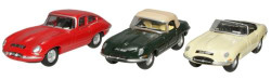Oxford Diecast 76SET13 Jaguar E Type Set (3) OO Gauge