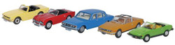 Oxford Diecast 76SET53 Triumph Set (5) OO Gauge