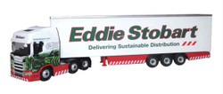 Oxford Diecast 76SRH001 Scania R Series Highline Box Trailer Stobart OO Gauge