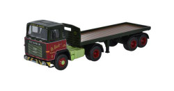 Oxford Diecast 76SC110003 Scania 110 Flatbed Trailer James McBride OO Gauge