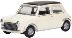 Oxford Diecast 76MCS004 Mini Cooper S MkII Snowberry White/Black OO Gauge
