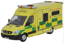 Oxford Diecast 76MA002 Mercedes Ambulance London OO Gauge