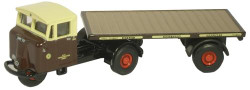 Oxford Diecast 76MH003 Mechanical Horse Flatbed Trailer GWR OO Gauge