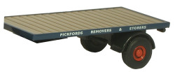 Oxford Diecast 76MH007T Pickfords Flatbed Twin Trailer Pack OO Gauge