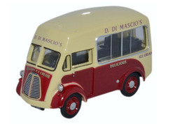 Oxford Diecast 76MJ011 Morris J Type Ice Cream Van Di Mascios OO Gauge