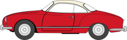 Oxford Diecast 76KG001  VW Karmann Ghia Henna Red/Pearl White OO Gauge