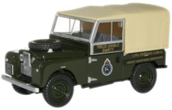 Oxford Diecast 76LAN188008 Land Rover Series I 88'' Civil Defence Corps OO Gauge
